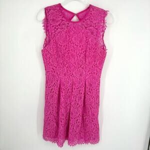 Shoshanna‎ Paris Dress Size 6 Fuchsia Bright Party Babydoll